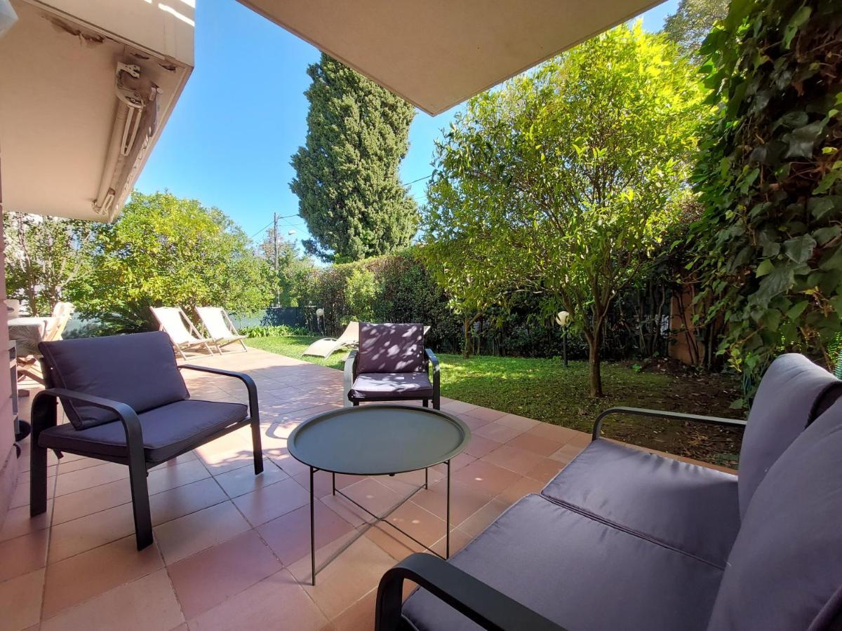 Plage La Salis 3 Chambres, Jardin - 3 Bedrooms Antibes Esterno foto